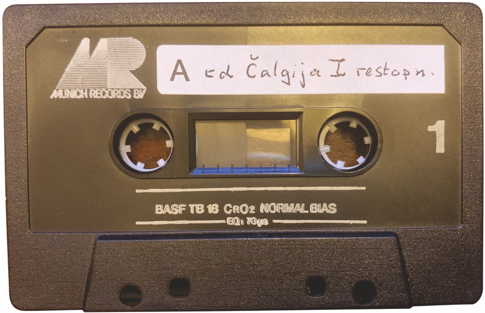 Cassette copy 1981 mastertape (Michiel van der Meulen, 2021)