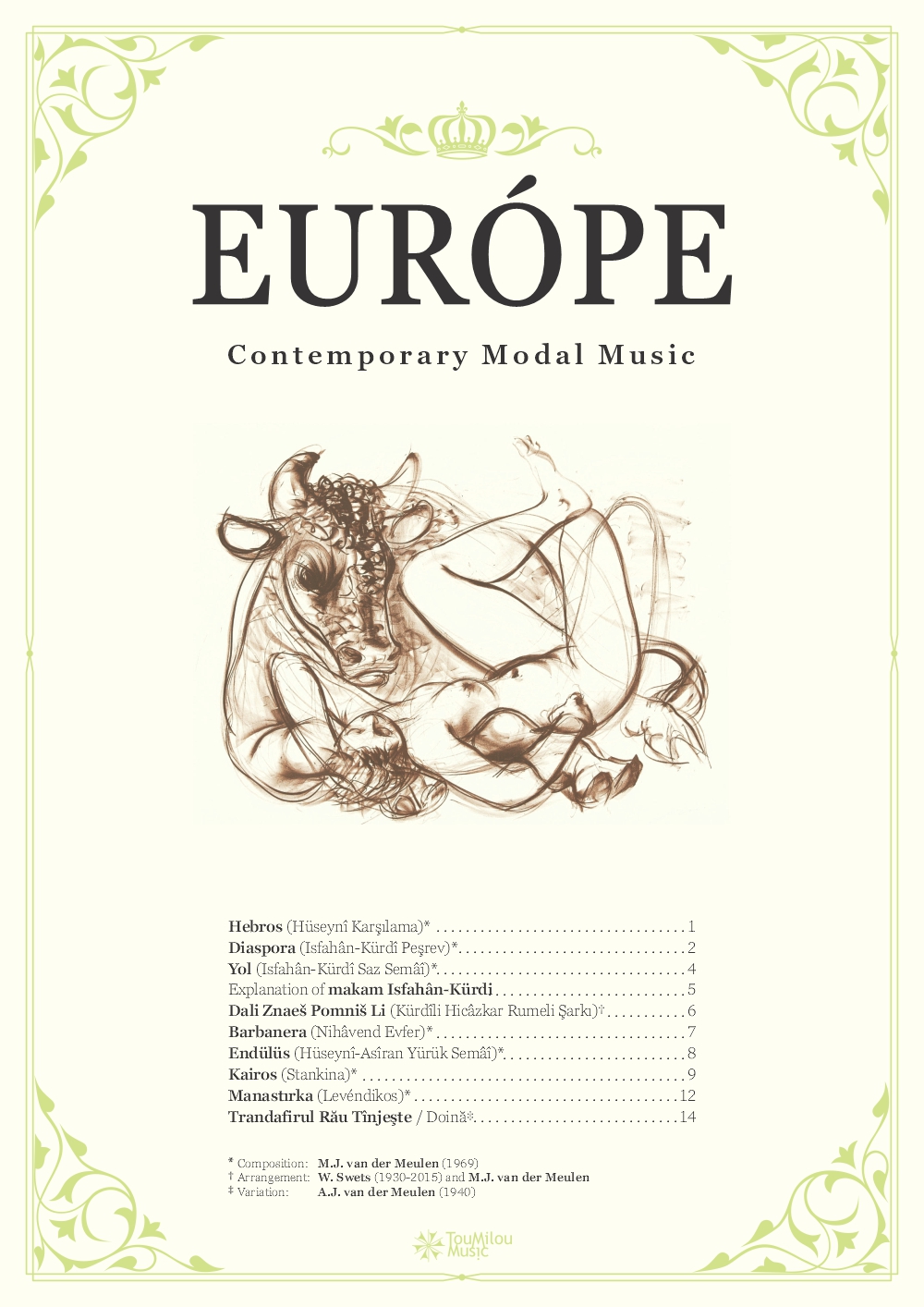 Európe, scores (Michiel van der Meulen, 2019)