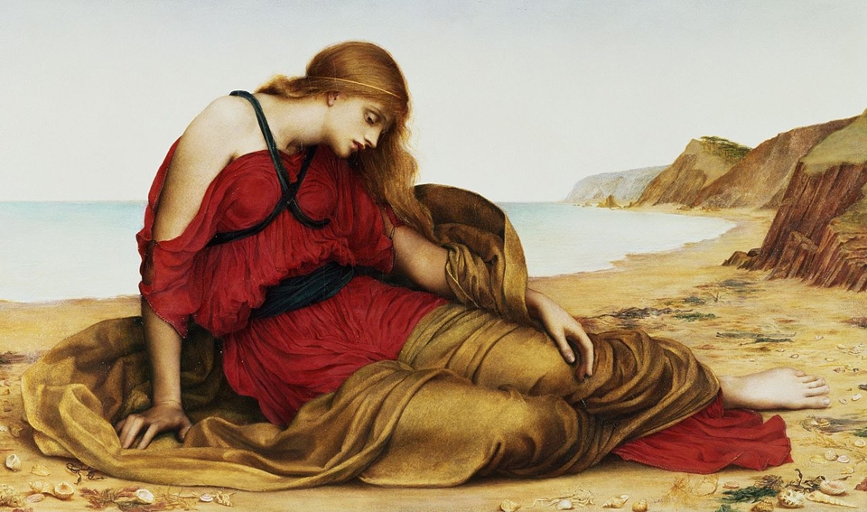 Ariadne in Naxos (Evelyn de Morgan, 1877)